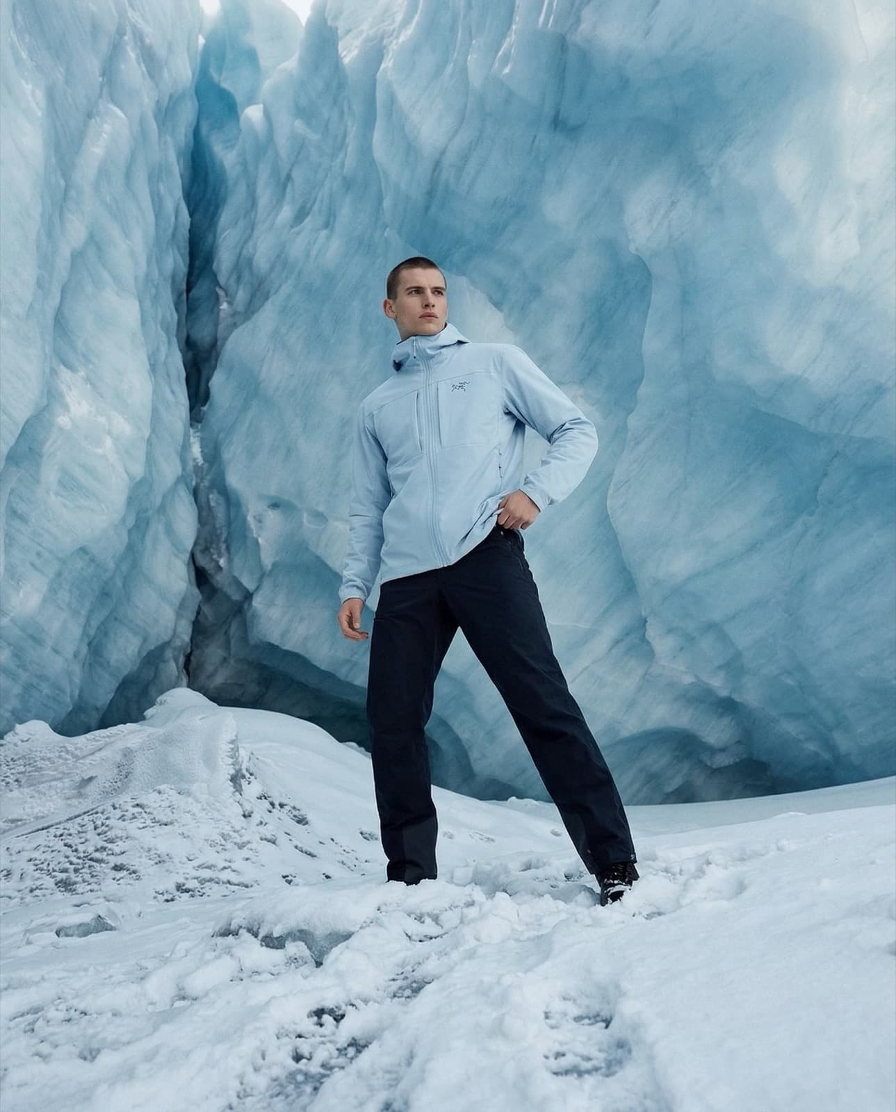 Arc'teryx glacier film — AI video production