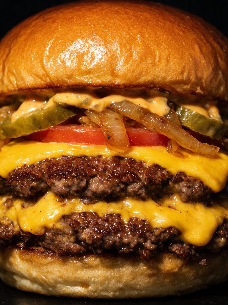 Smack Burger AI campaign still