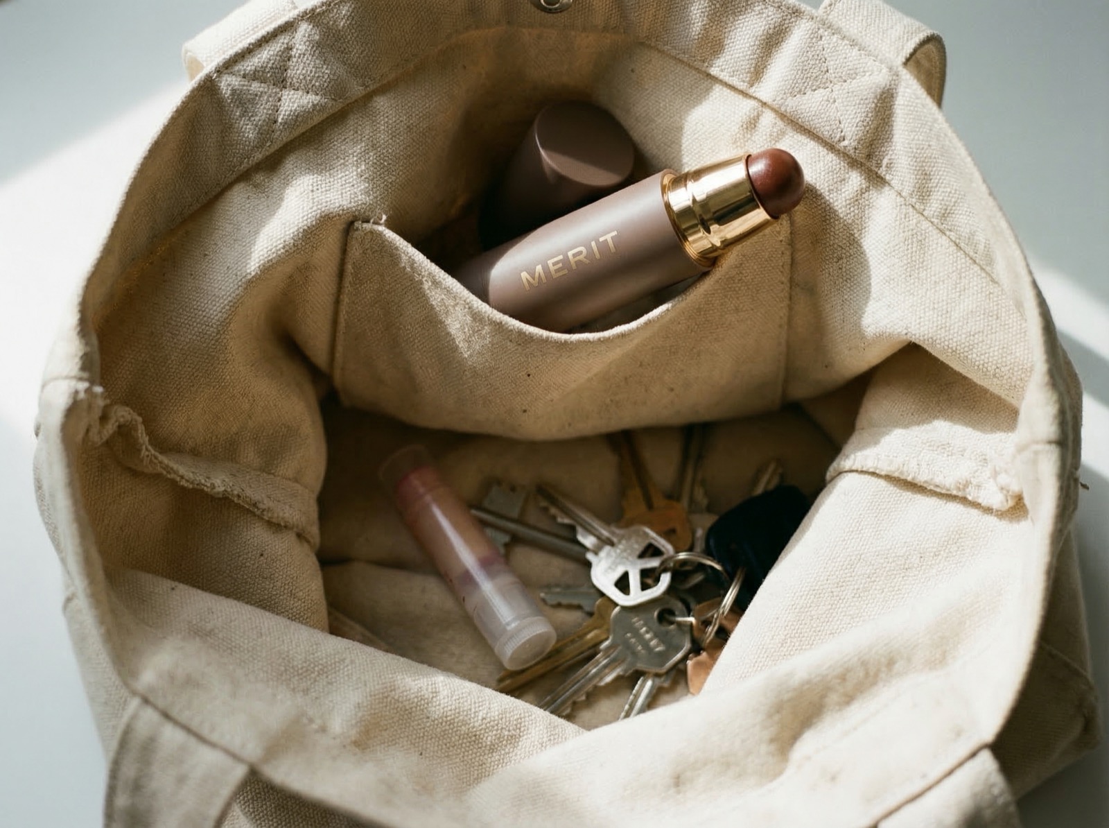 AI beauty product photography for Merit