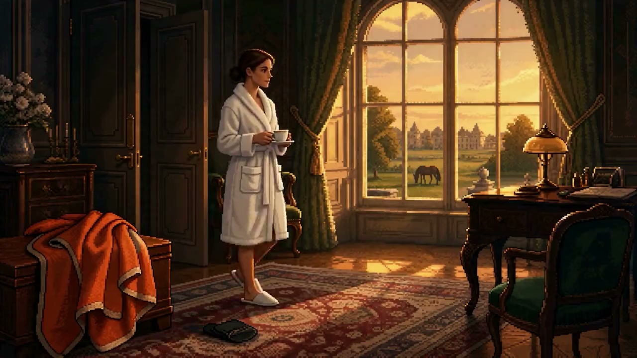 Hermès — Pixel-art spec ad — equestrian heritage reimagined